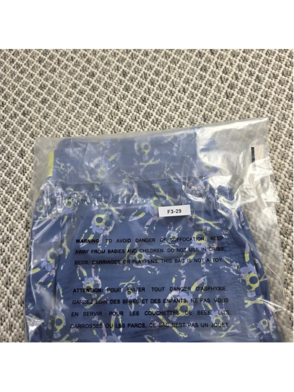 Psycho Bunny Robert Godley Mens XL Boxer Shorts Skull Print 100% Cotton Blue